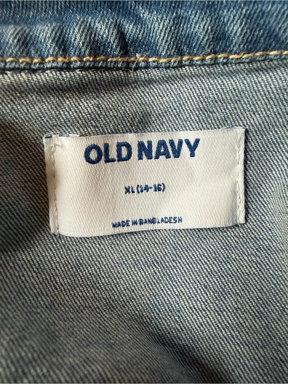 Old Navy Light Blue Kids Denim Jean Jacket - Picture 4 of 4